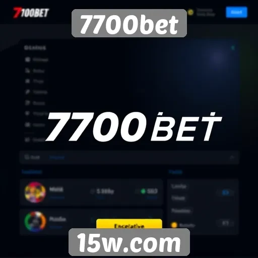 Interface do usuário do site 7700bet: uma visão detalhada